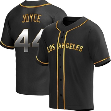 Ben Joyce Men's Replica Los Angeles Angels Black Golden Alternate Jersey