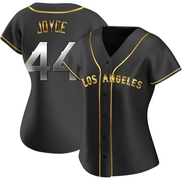 Ben Joyce Women's Replica Los Angeles Angels Black Golden Alternate Jersey