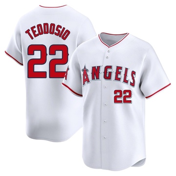 Bryce Teodosio Men's Limited Los Angeles Angels White Home Jersey