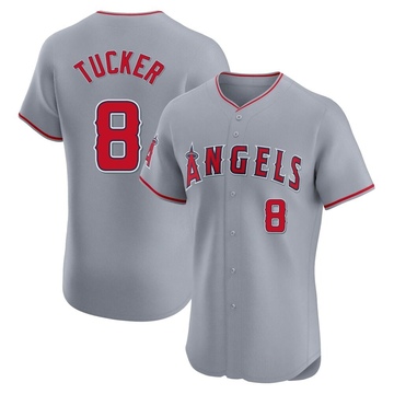 Cole Tucker Men's Elite Los Angeles Angels Gray Road Jersey