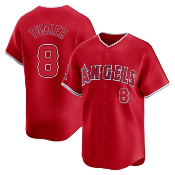 Cole Tucker Men's Limited Los Angeles Angels Red Alternate Jersey