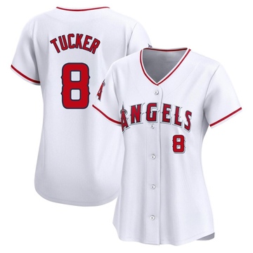 Cole Tucker Women's Limited Los Angeles Angels White Home Jersey