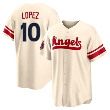 Jack Lopez Youth Replica Los Angeles Angels Cream 2022 City Connect Jersey