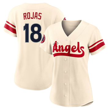 Jose Rojas Women's Authentic Los Angeles Angels Cream 2022 City Connect Jersey