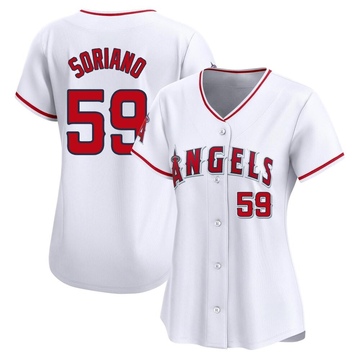 Jose Soriano Women's Limited Los Angeles Angels White Home Jersey