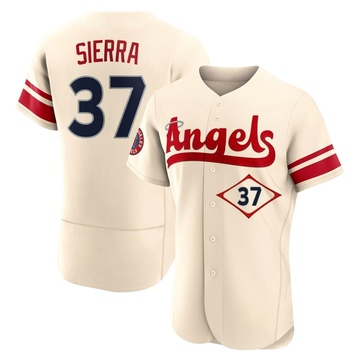 Magneuris Sierra Men's Authentic Los Angeles Angels Cream 2022 City Connect Jersey