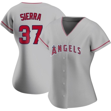 Magneuris Sierra Women's Authentic Los Angeles Angels Silver Road Jersey