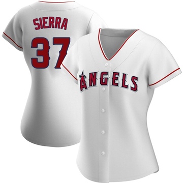 Magneuris Sierra Women's Authentic Los Angeles Angels White Home Jersey