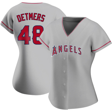 Reid Detmers Women's Authentic Los Angeles Angels Silver Road Jersey