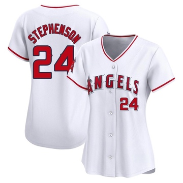 Robert Stephenson Women's Limited Los Angeles Angels White Home Jersey