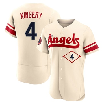 Scott Kingery Men's Authentic Los Angeles Angels Cream 2022 City Connect Jersey