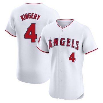 Scott Kingery Men's Elite Los Angeles Angels White Home Jersey