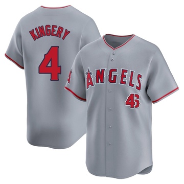 Scott Kingery Men's Limited Los Angeles Angels Gray Away Jersey