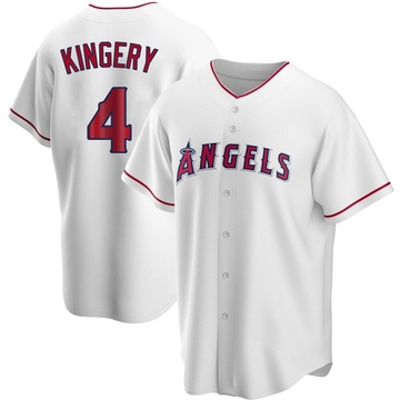 Scott Kingery Men's Replica Los Angeles Angels White Home Jersey