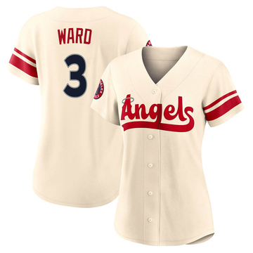 Taylor Ward Women's Authentic Los Angeles Angels Cream 2022 City Connect Jersey