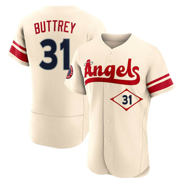 Ty Buttrey Men's Authentic Los Angeles Angels Cream 2022 City Connect Jersey