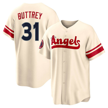 Ty Buttrey Youth Replica Los Angeles Angels Cream 2022 City Connect Jersey